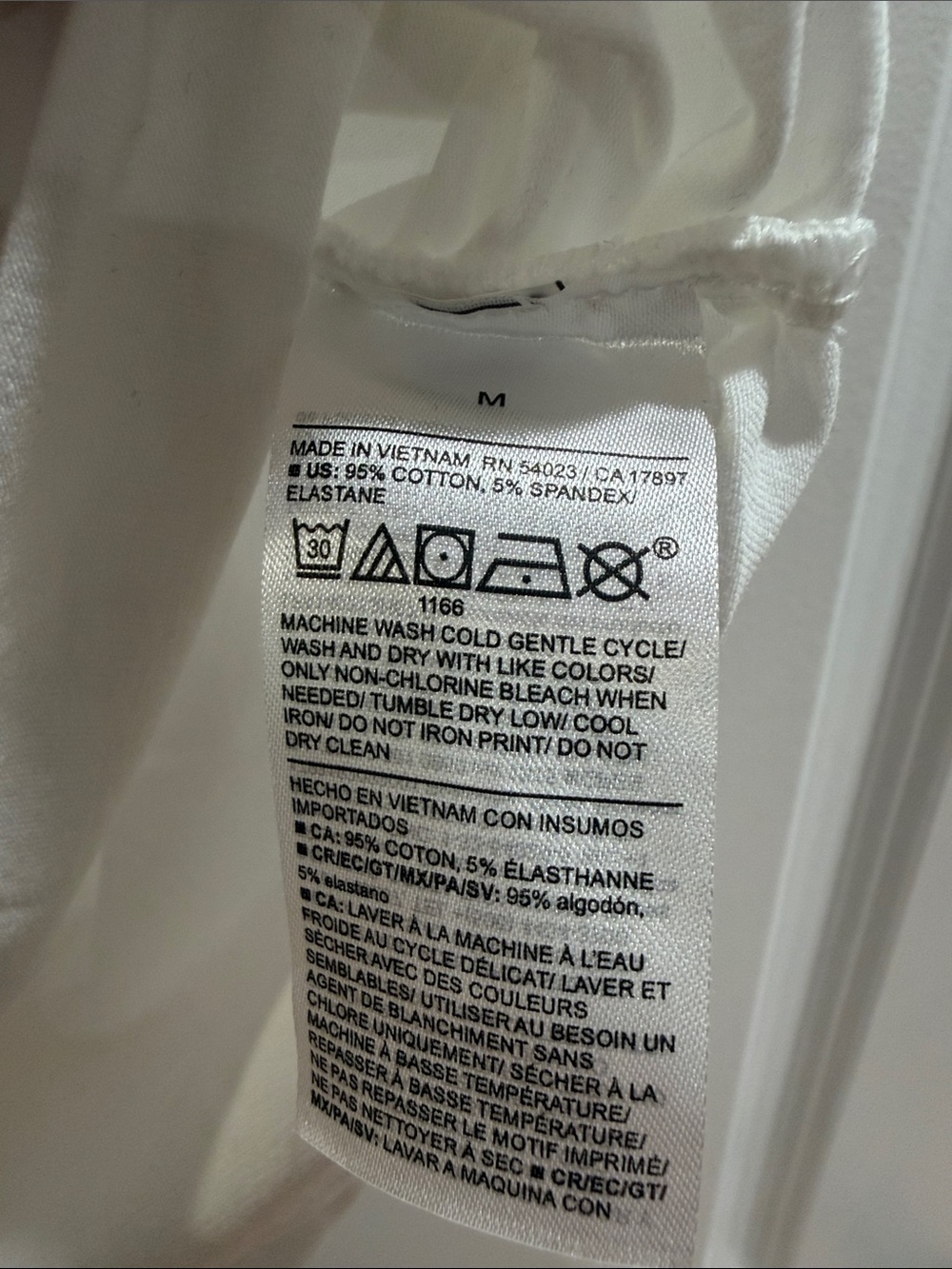NWT! Old Navy (Size M) Maternity Snug White Crewneck Short Sleeve Women's Tee - Picture 5 of 6